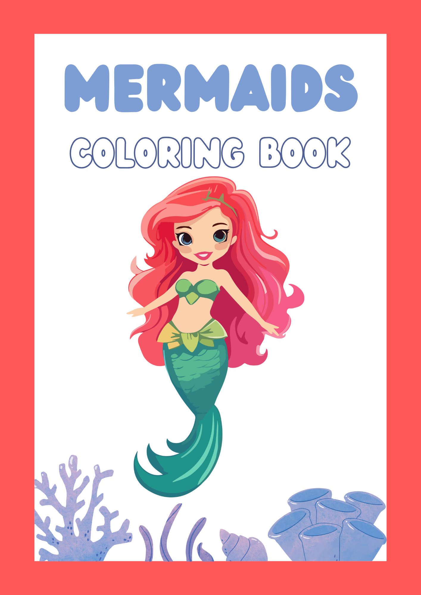 Mermaids Coloring eBook