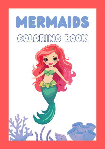 Mermaids Coloring eBook