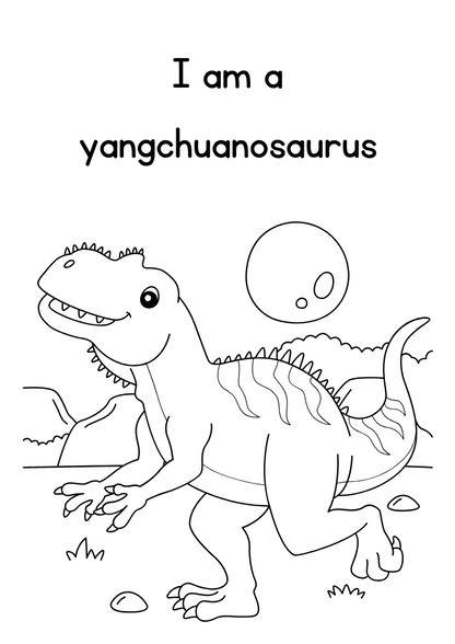 DINOSAUR Coloring Pages - GlowEbook